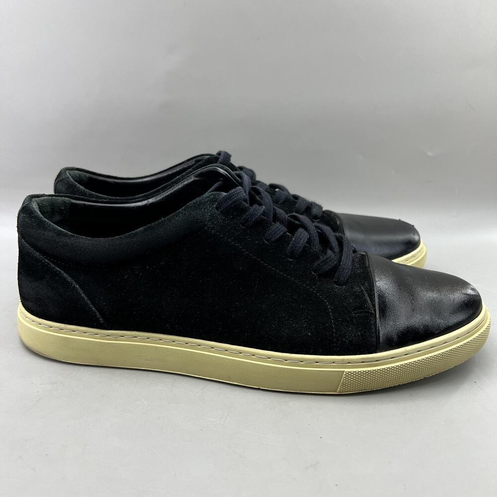 Allen Edmonds Cooper Casual Shoes Men Size 10 D Black Suede Comfort Low Sneakers